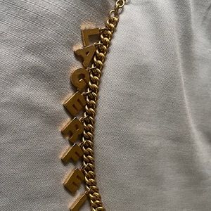 Karl Lagerfeld bracelet. Gently worn, Good condition. gold plated bracelet.